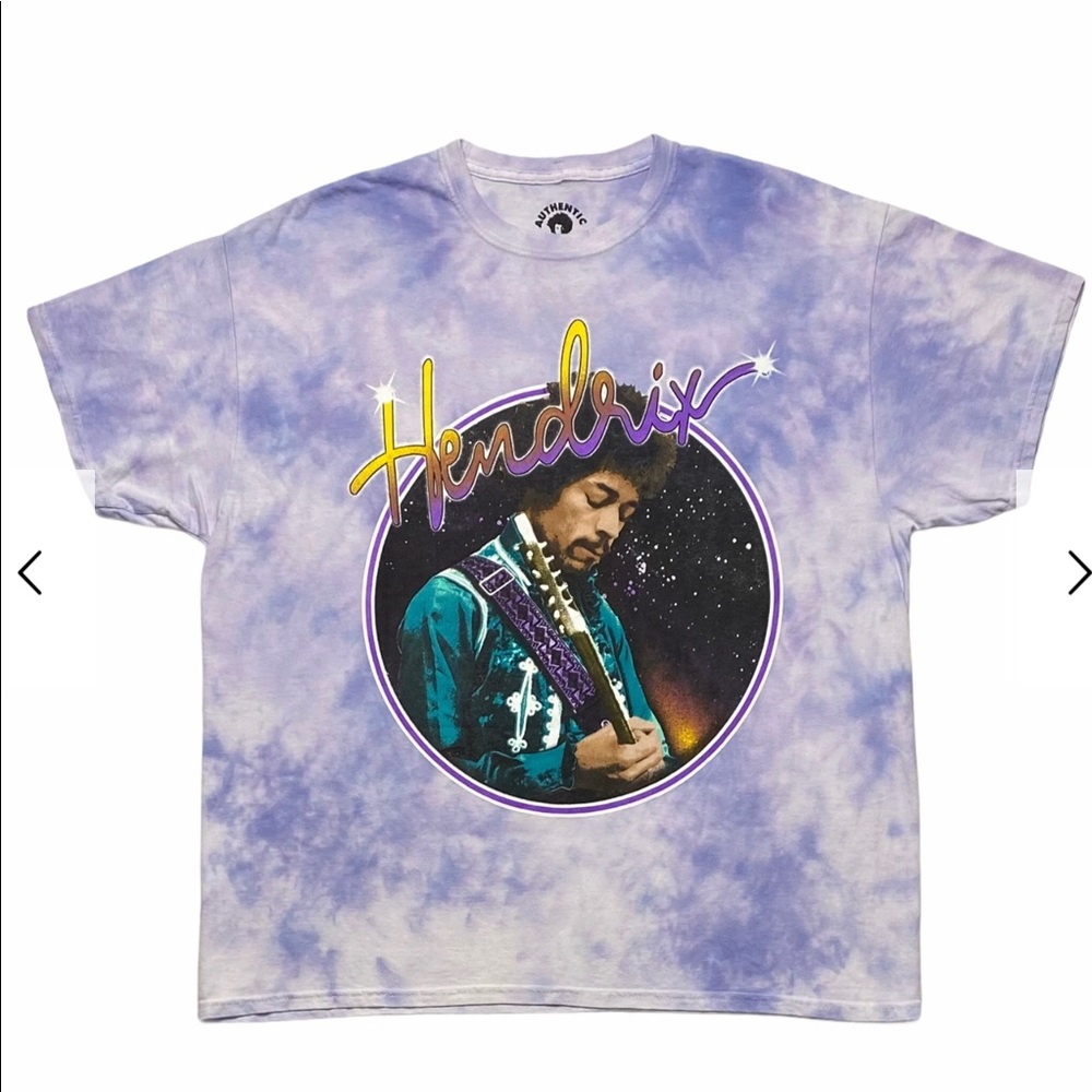 Jimi Hendrix 1968 Tour Tie Dye Retro T-Shirt